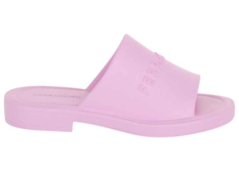 Ferragamo Giuneva Logo Slides (Women's) Sneakers in Pink