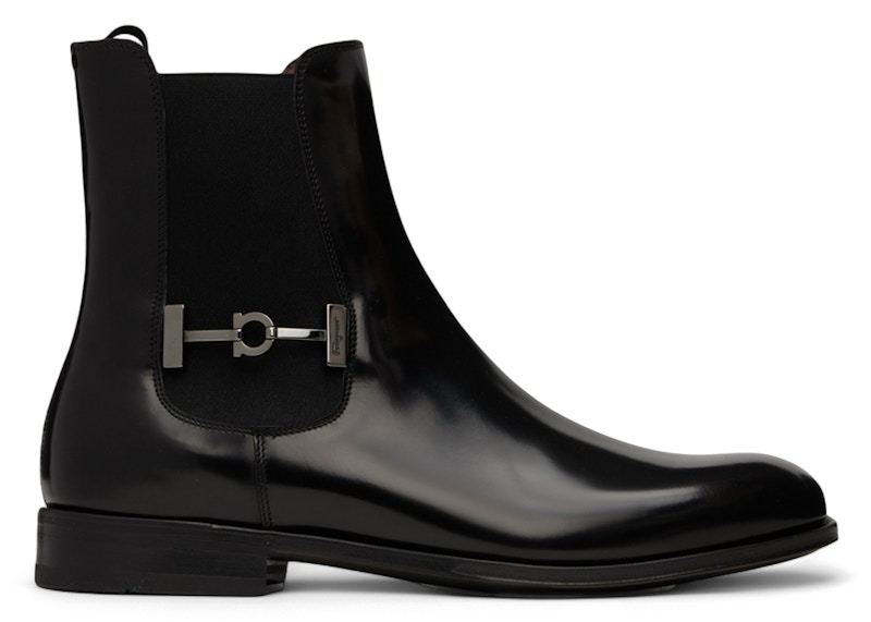 Pre-owned Ferragamo Men's Isidoro Boots Sneakers In Black