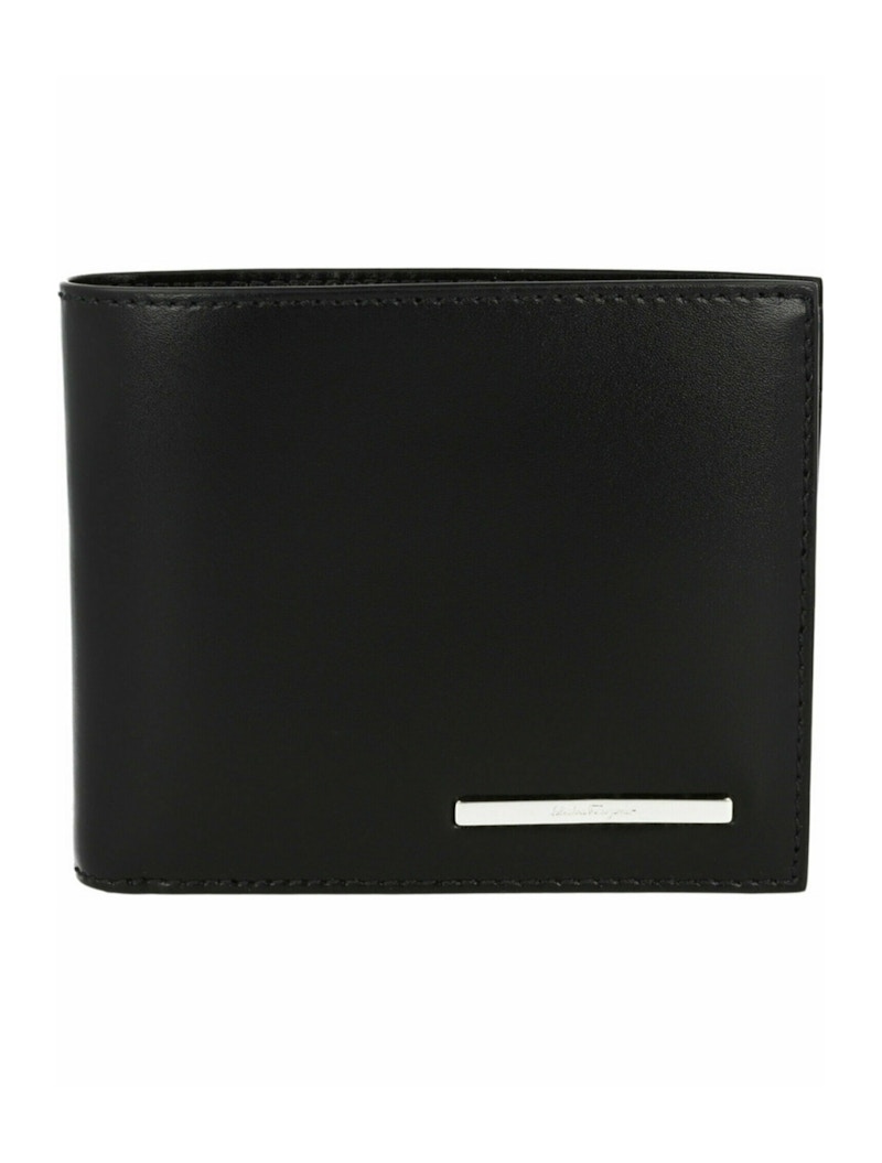 Ferragamo Leather Bifold Wallet Black