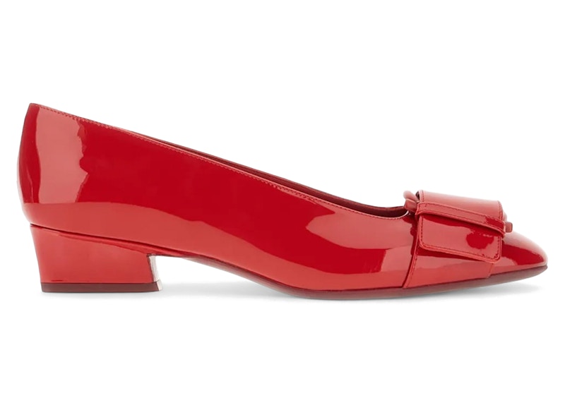 Ferragamo 赤 ハイヒール 新品 Ferragamo Lipstick Ballerinas Red (Women's) - 01C802751005 - JP
