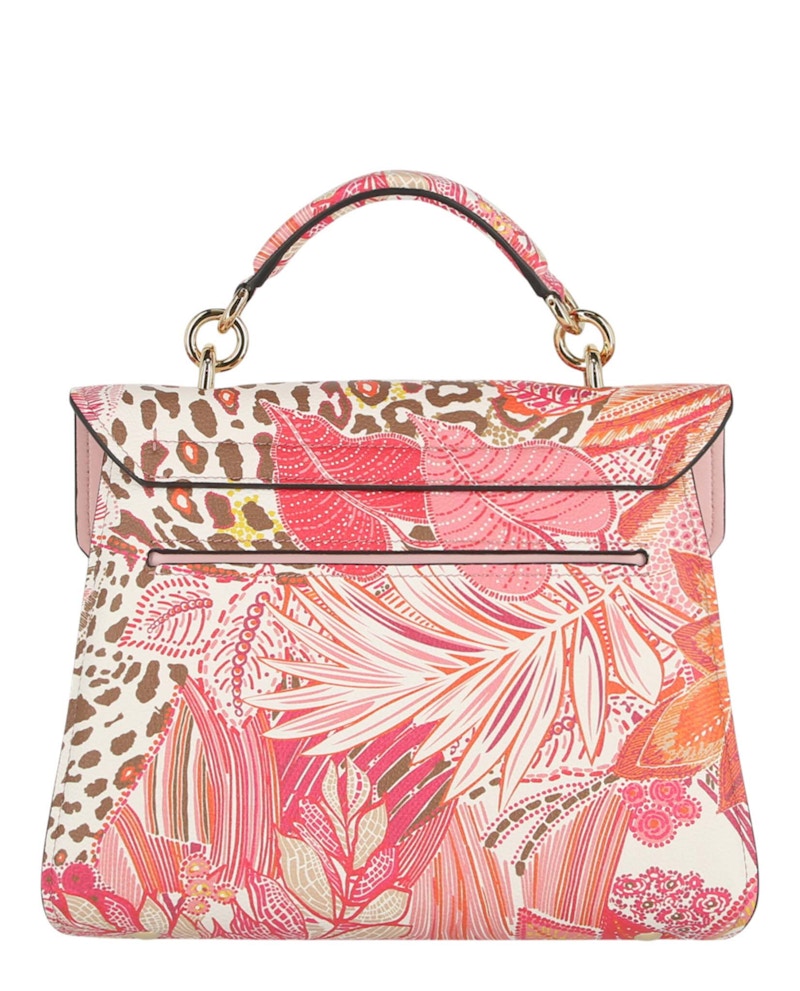 Ferragamo Margot Gancio Plant-Print Shoulder Bag Multi