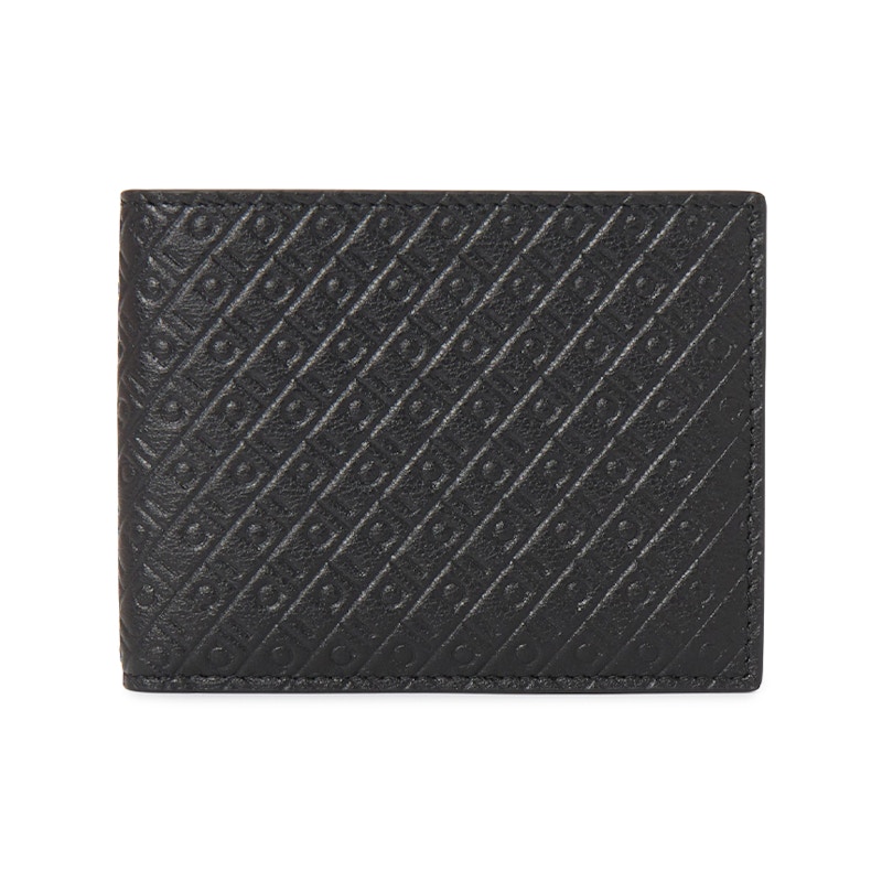 Ferragamo Monogram Short Wallet Black