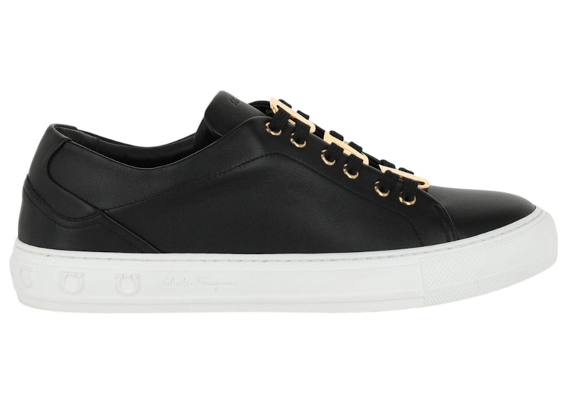 Ferragamo Nadine LowTop Sneakers (Women's) in Black