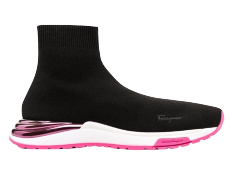 Pre-owned Ferragamo Ninette Sneakers (women's) In Black