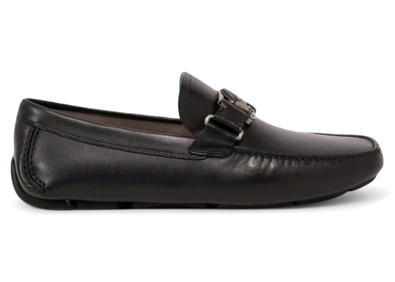 Men's Ferragamo Peter Driving Loafers Sneakers in Black