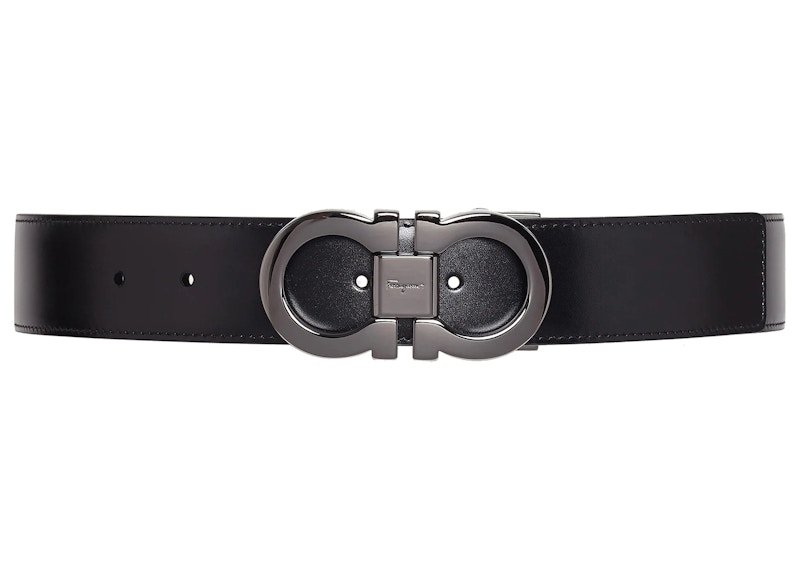 All black ferragamo outlet belt