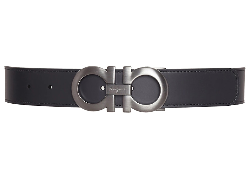 Ferragamo belt discount black on black