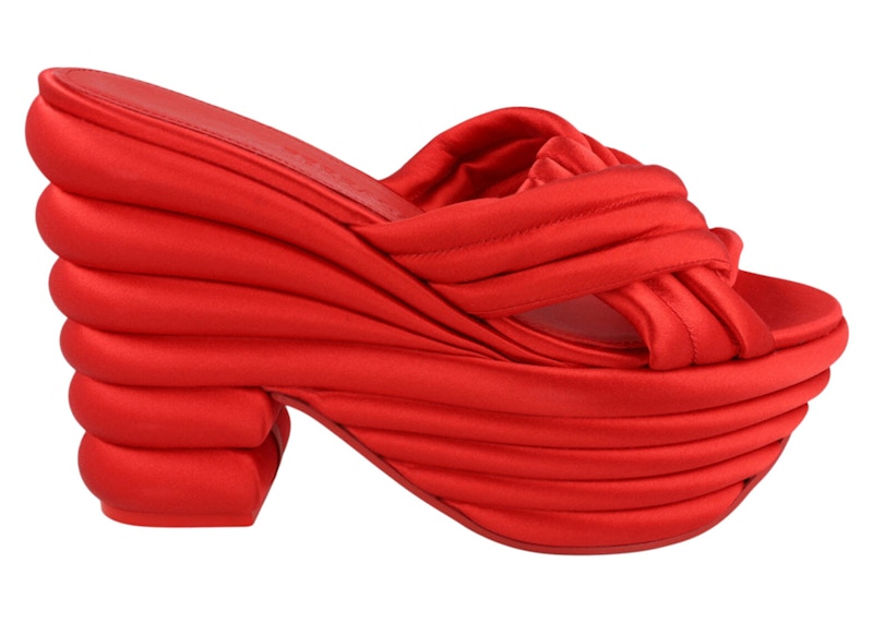 Sandales à plateforme Ferragamo Rey rouges (Femmes)