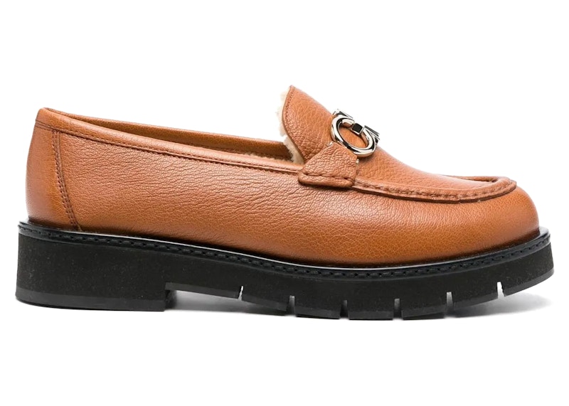 Ferragamo ブラックローファー 7.5 EE Salvatore Ferragamo ブラックレザー ローファー - メルカリ