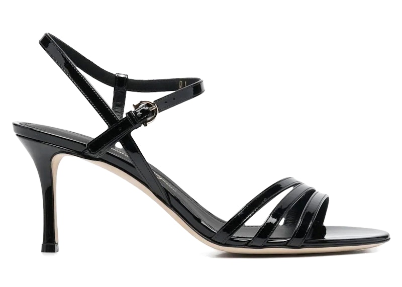 Pre-owned Ferragamo Sandal (women's) Sneakers In Black