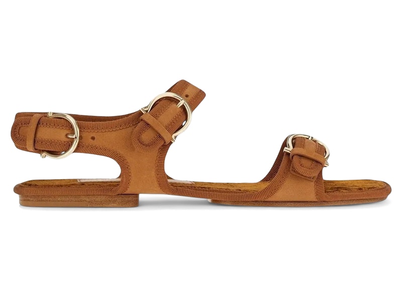 Pre-owned Ferragamo Sandal (women's) Sneakers In Brown