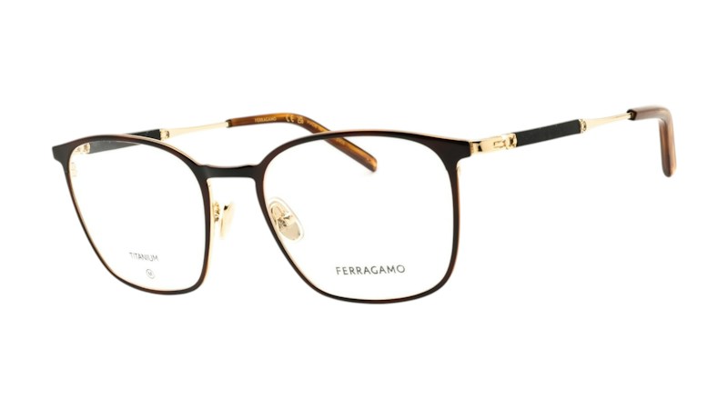Ferragamo Titanium (SF2566-723) Optical Frames Gold