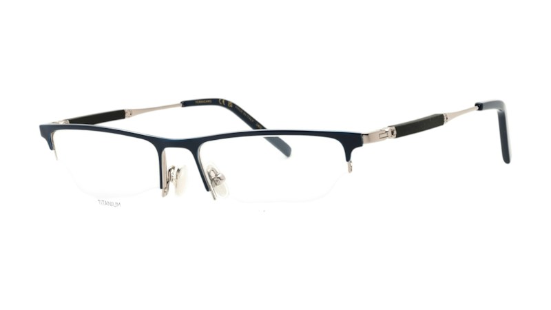Ferragamo Titanium (SF2586-463) Optical Frames Blue
