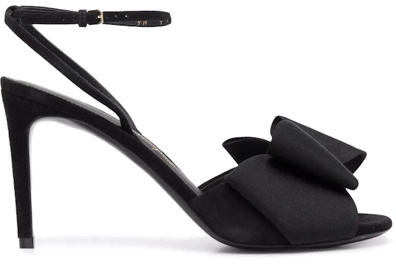 Sandalias Ferragamo Vara-Bow Detail, negras (para mujer)