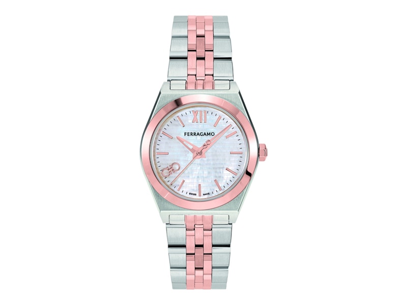 【FERRAGAMO】Vega New Bracelet Watch ホワイト文字盤 28mm Ferragamo Vega New Bracelet Watch | Pari Gallery Qatar