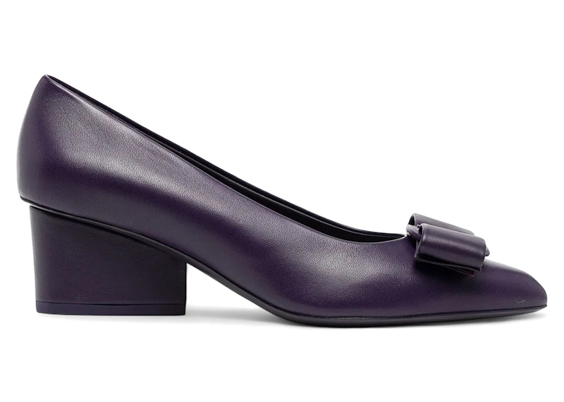 Ferragamo PUMPS＆HEELS WOMAN WILLIS 55 P Salvatore Ferragamo Size 6 Women's Leather Pumps in Black | eBay