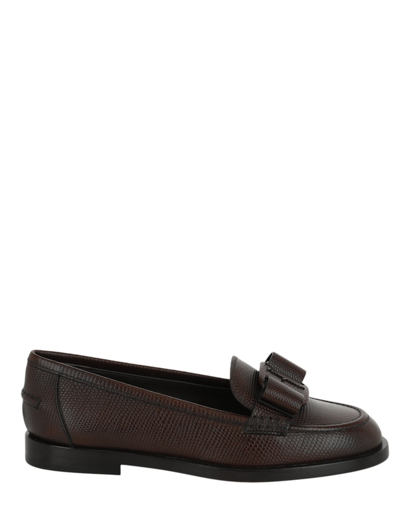 Ferragamo Vivaldo Loafers Dark Brown (Women's) - 01C952-753764-1C - US