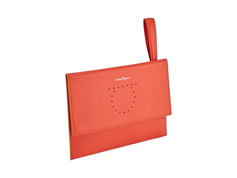 Ferragamo Wallet with Strap Orange