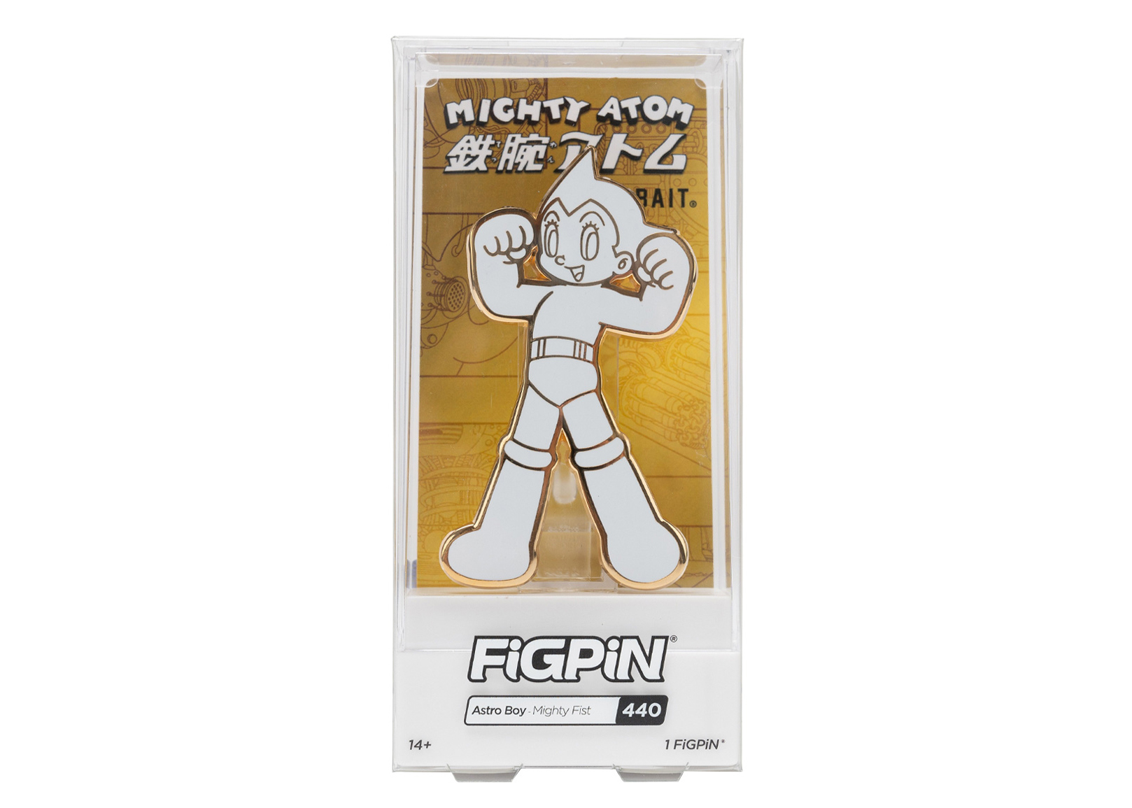 FiGPiN Astro Boy Mighty Fist Pin #440 White/Gold - US
