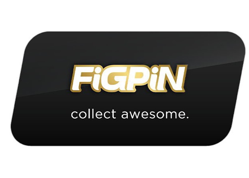 FiGPiN Logo White & Gold Pin #L4