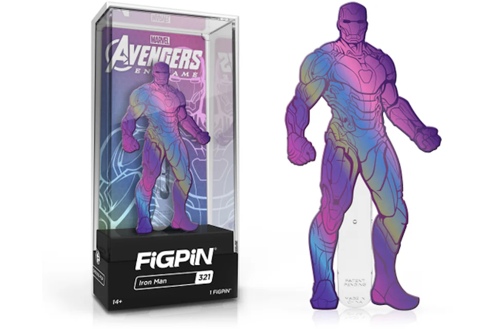 FiGPiN Marvel Avengers Endgame Iron Man Infinity Stone Pin #321