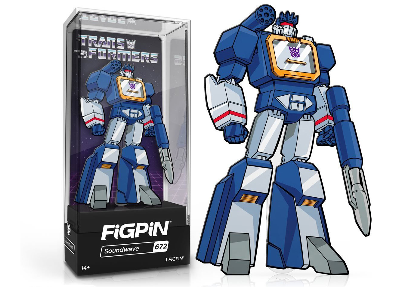 FiGPiN Transformers G1 Soundwave Exclusive Pin #672 - US