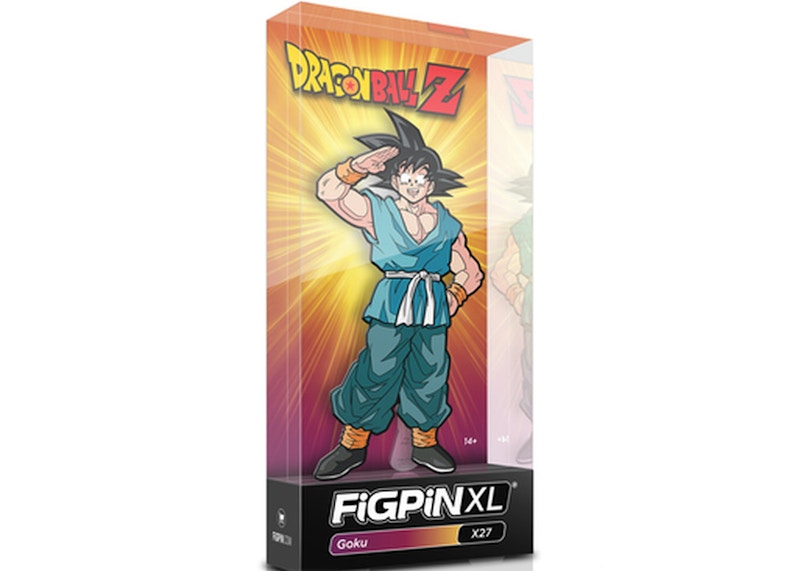 FiGPiN XL Dragon Ball Z Casual Saluting Goku Pin X27 US