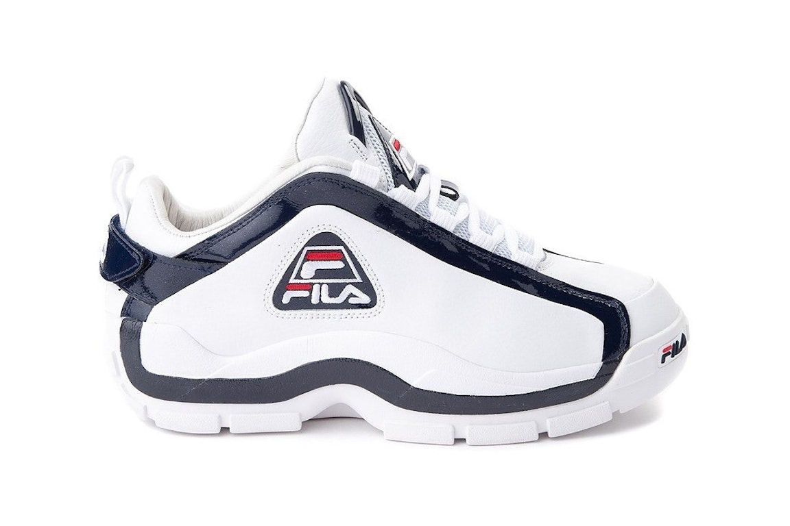 Pre-owned Fila 96 Low White (2019) In White/ Navy- Red