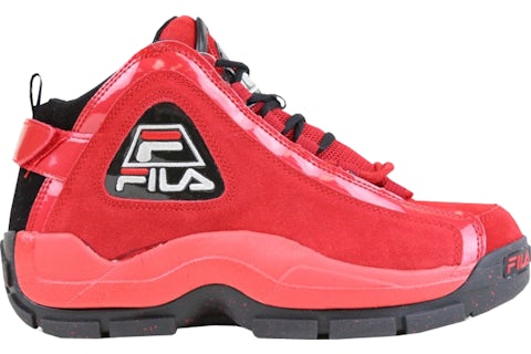 Fila red suede hot sale