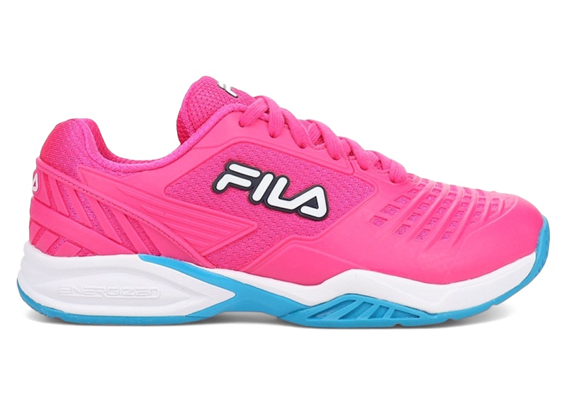 FILA Pre-owned Axilus 2 Energized (women's) Sneakers In Pink Glo/white/hawaiian Ocean