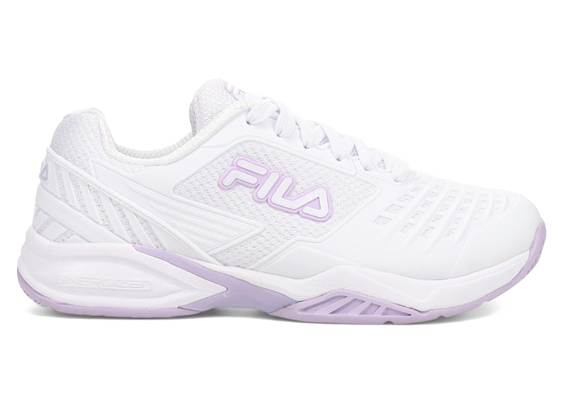 Pre-owned Fila Axilus 2 Energized (women's) Sneakers In White/orchid Petal