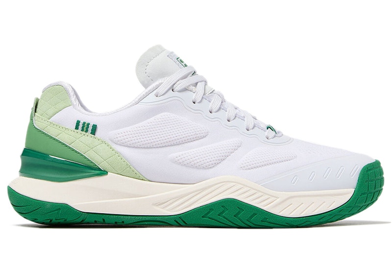 Pre-owned Fila Axilux Lux (women's) Sneakers In White/amazon Green