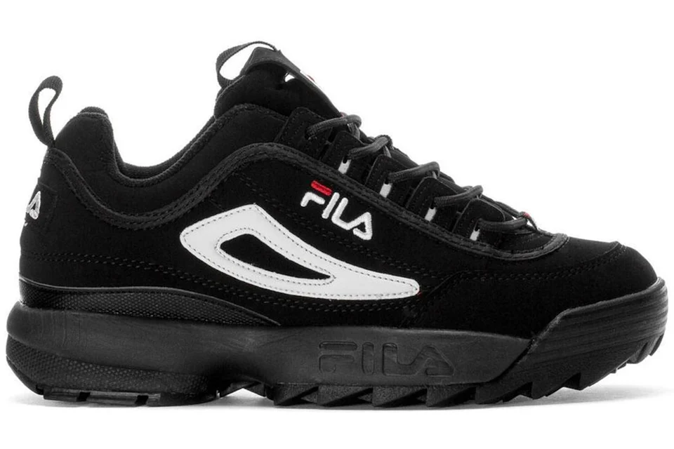 Black and red fila disruptor outlet