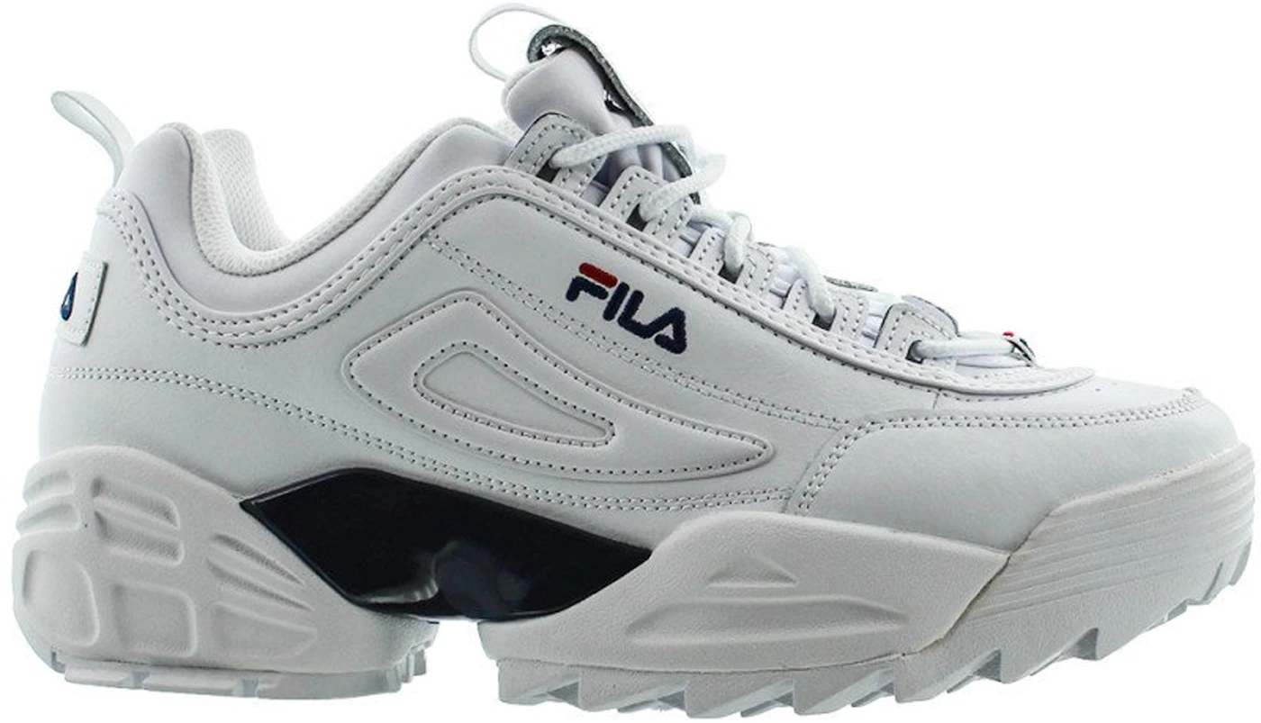 Womens Fila Disruptor 2 Premium Athletic Shoe - Silver Gray Monochrome