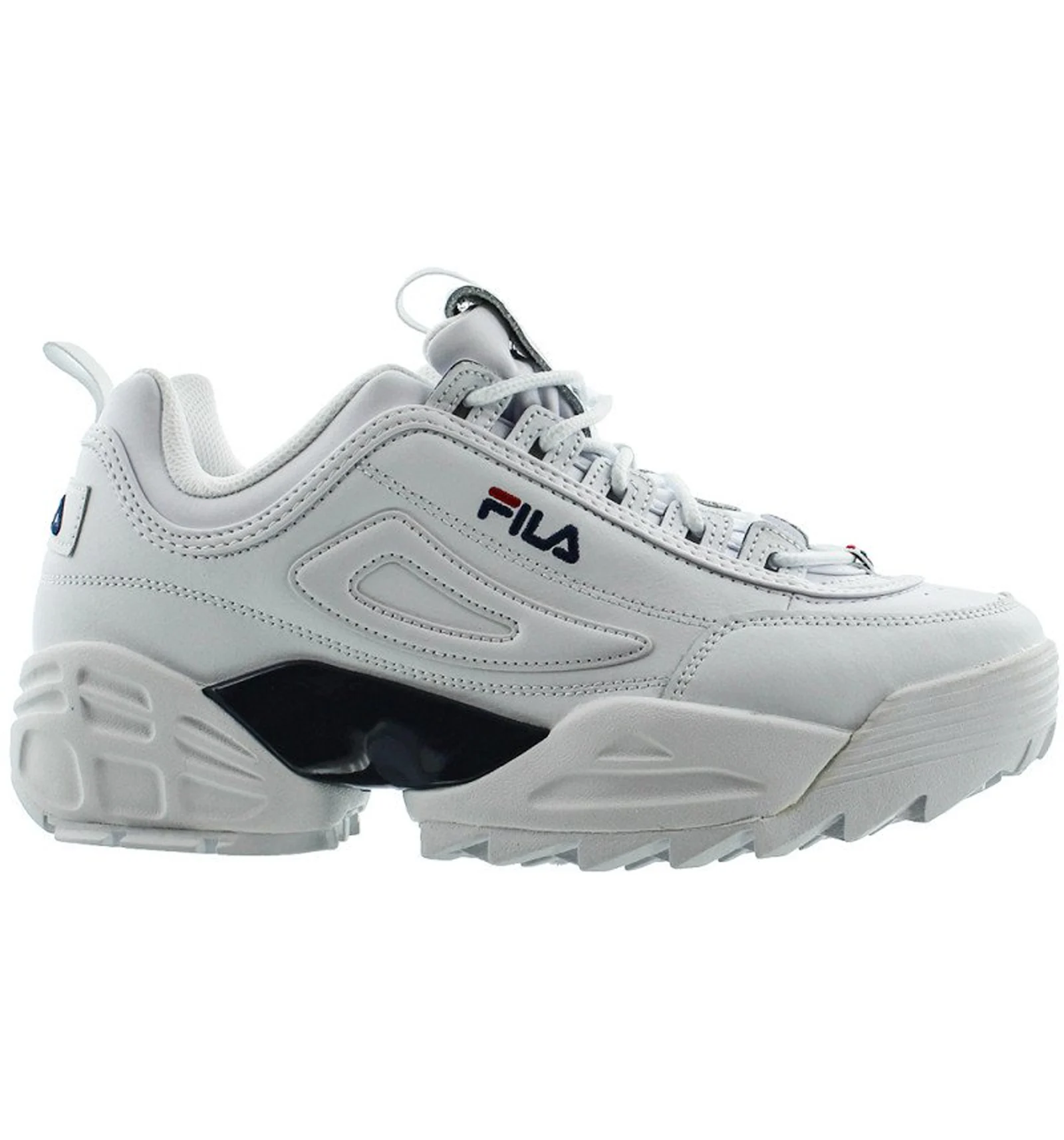 Fila disruptor top 2 white navy