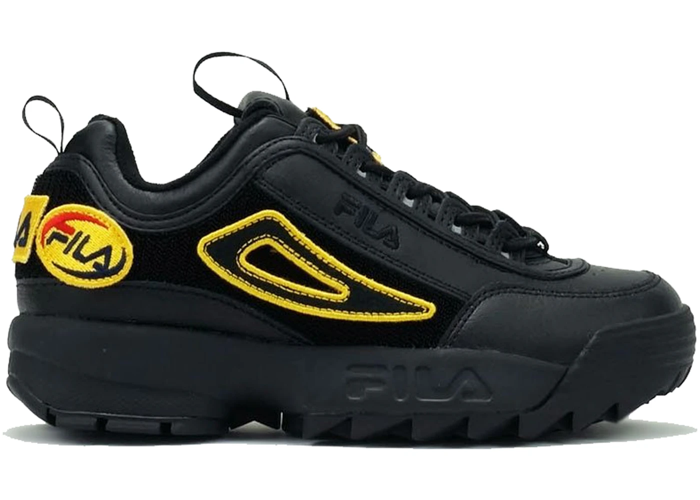 Fila disruptor shop 2 patches black