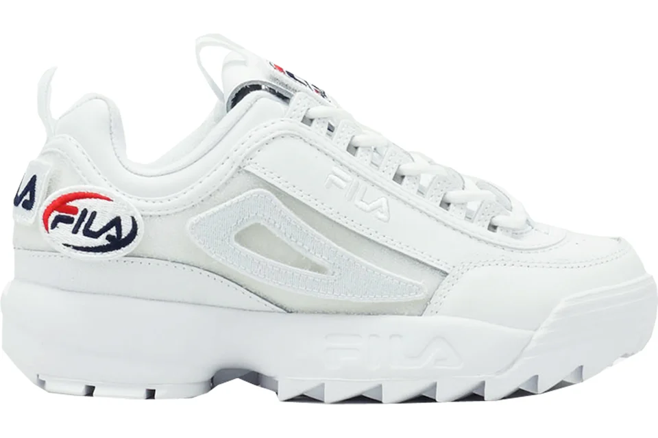 Fila Disruptor 2 Patches White Women s 5FM00538 100 US