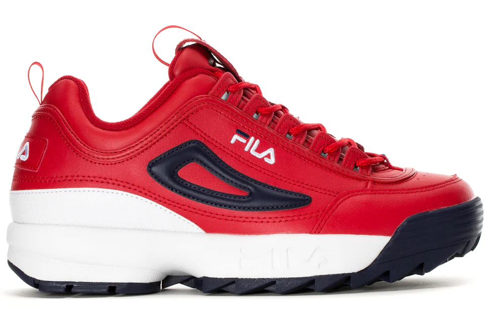Red white blue filas hotsell
