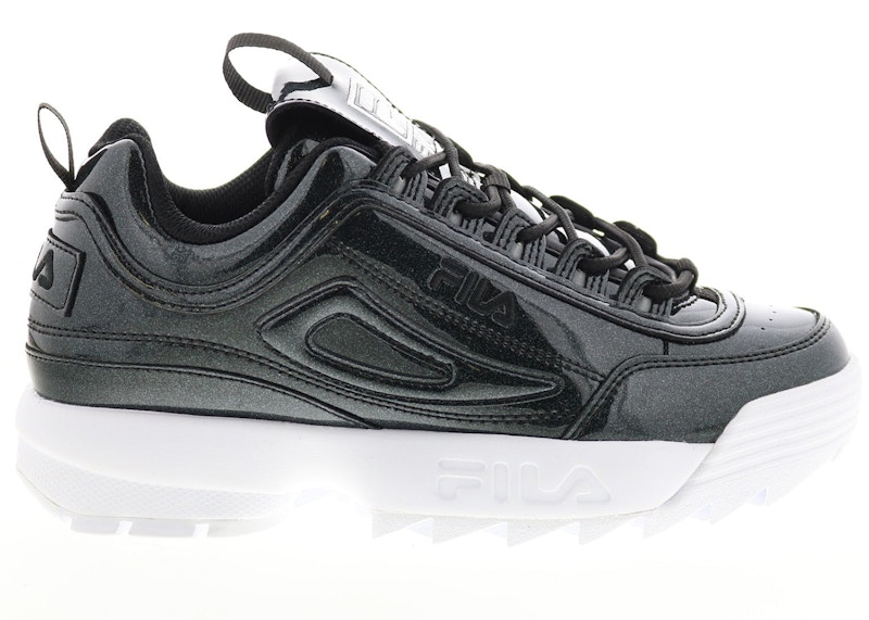 Fila Disruptor 2 Shine Metallic Black White Women s 5XM02337 021 DE