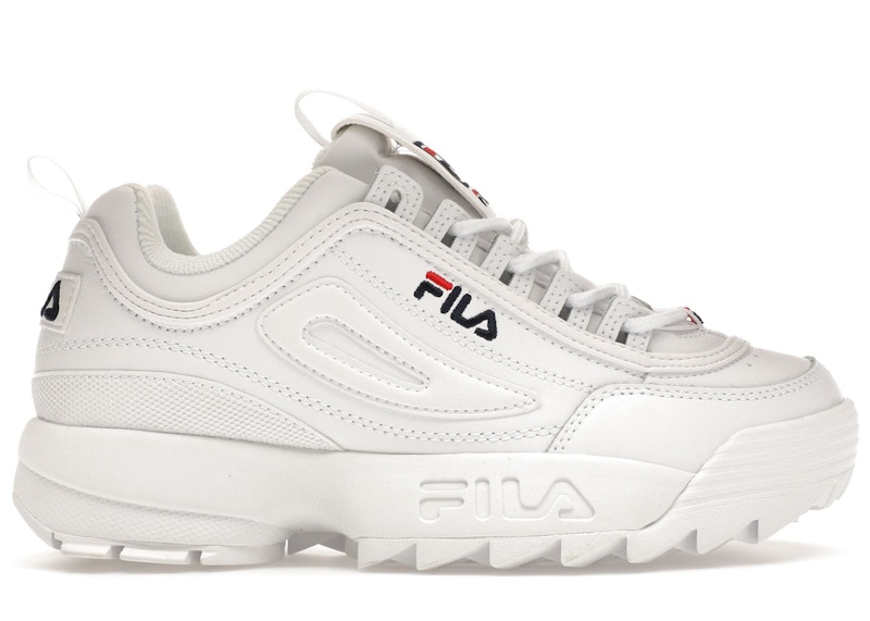 Fila Disruptor 2 White Navy Red Men s M0013912 FW01655 111 US