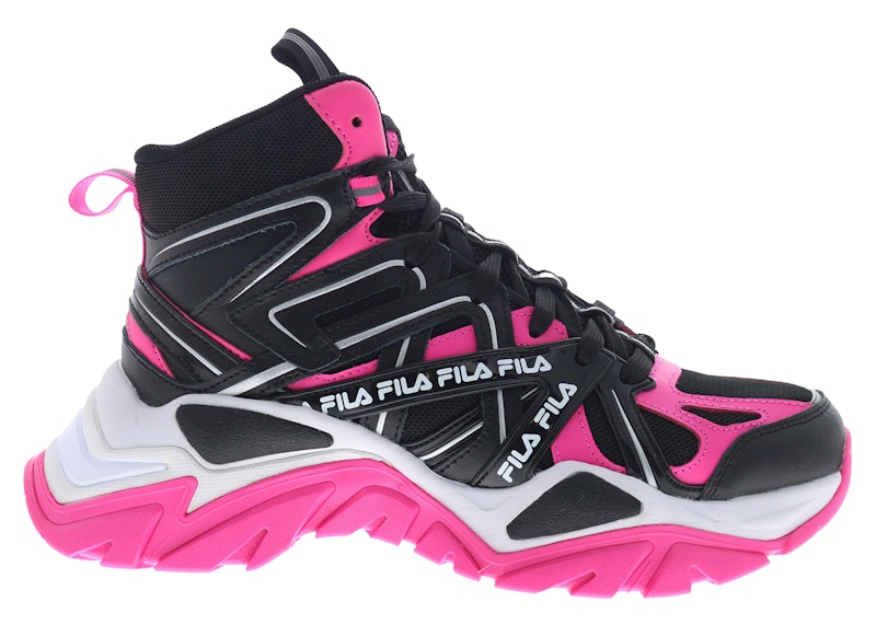 Fila Electrove 2 High Black Pink White Women s 5RM02187 020 DE