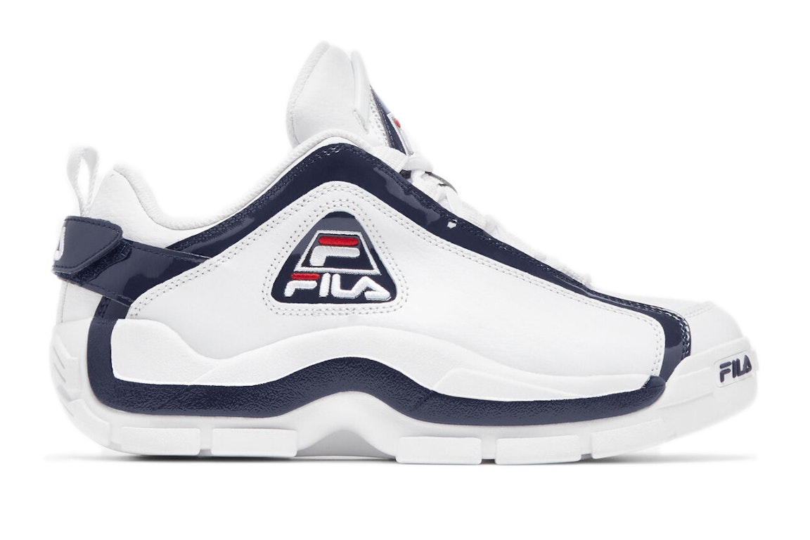 Pre-owned Fila Grant Hill 2 Low 2pac '96 Reissue In 125 White/ Navy/ Red