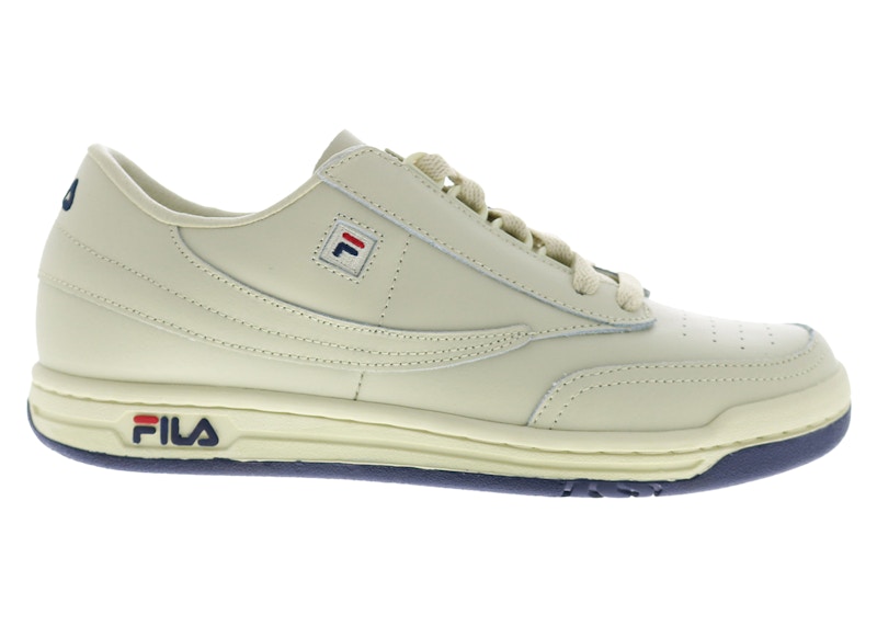 Pre-owned Fila Men's Original Tennis Sneakers In White/red