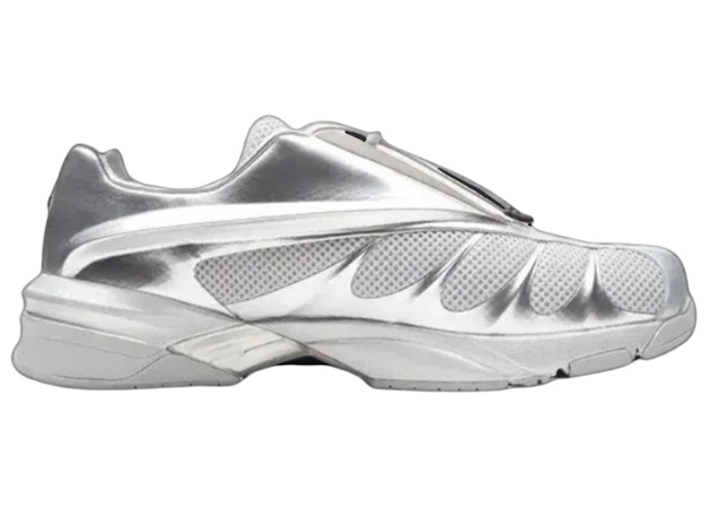 White and silver clearance filas