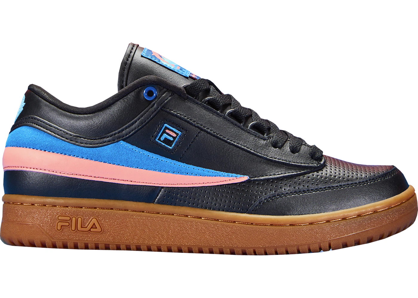 Fila T 1 Mid Pink Dolphin Ghost Black Men s 1TM00018 965 US