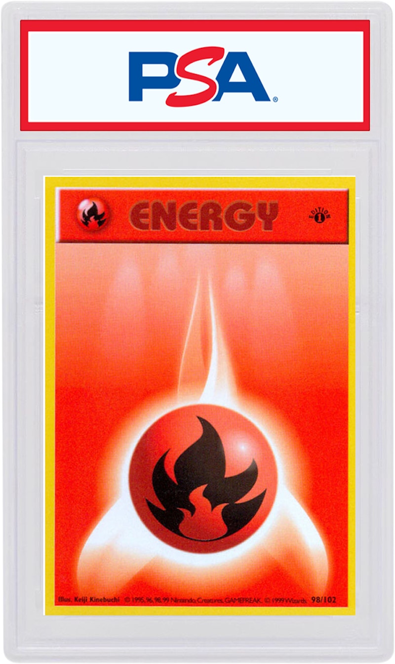 Fire Energy 1999 Pokemon TCG Base Set 1st Edition #98/102 - 1999 - US