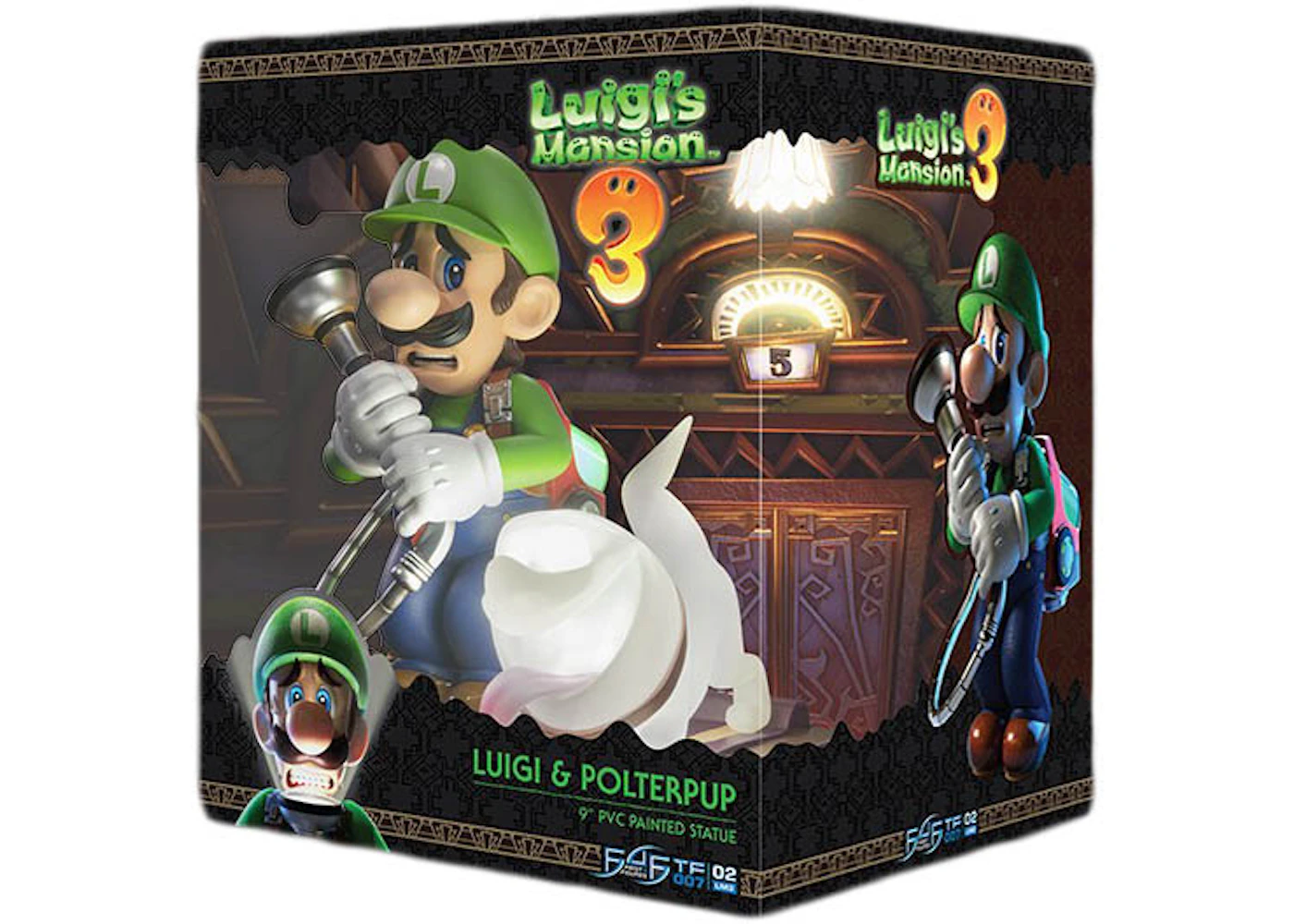 First4Figures LM03CO Luigi's Mansion: Luigi & Polterpup - Figura Coleccionable de PVC First4Figures LM03CO Luigi's Mansion: Luigi & Polterpup - Figura Coleccionable de PVC