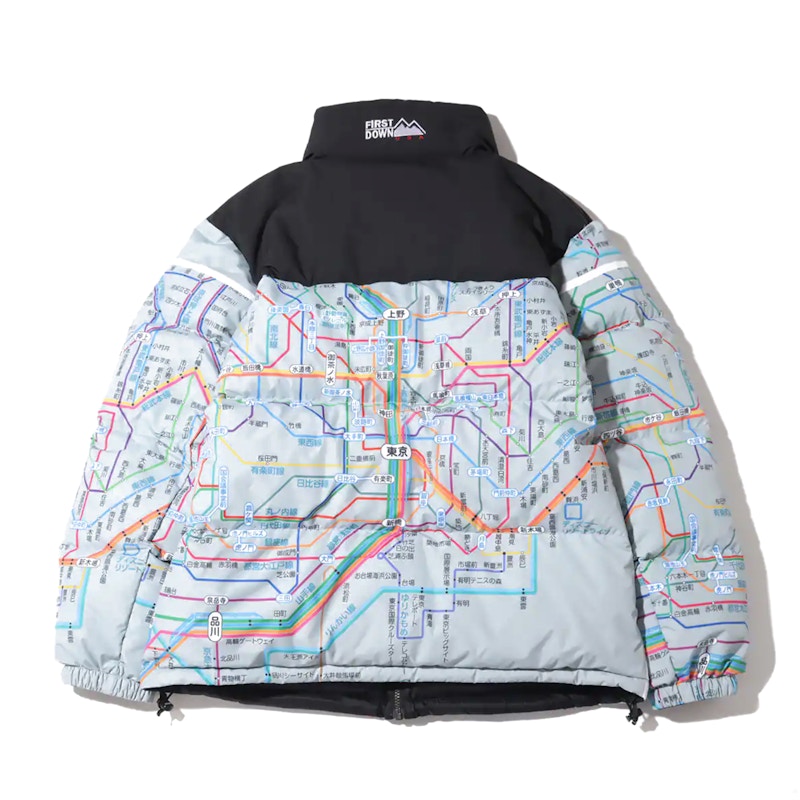 First Down x Atmos Tokyo Subway Down Jacket Multi Men's - FW21 - US