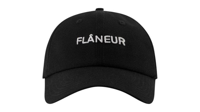 Flaneur Logo Cap Black