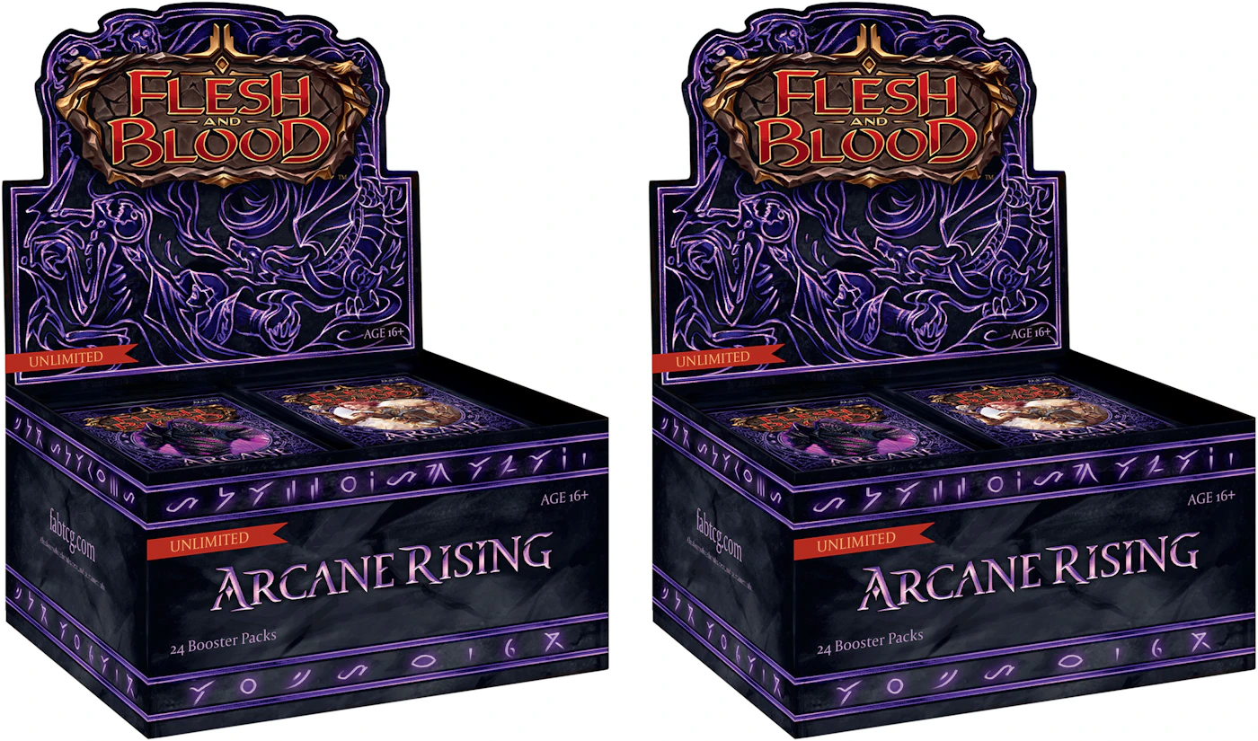 Flesh and Blood TCG Arcane Rising (Unlimited) Booster Box 2x Lot - US